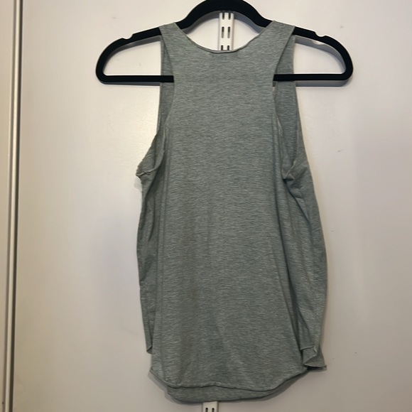 Heathered Aqua Giraffe Muscle Top - Picture 2 of 5